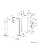Refrigerator door - rh