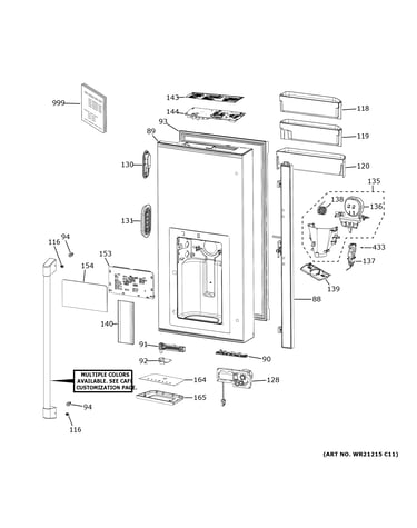 Dispenser door