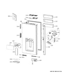 Dispenser door