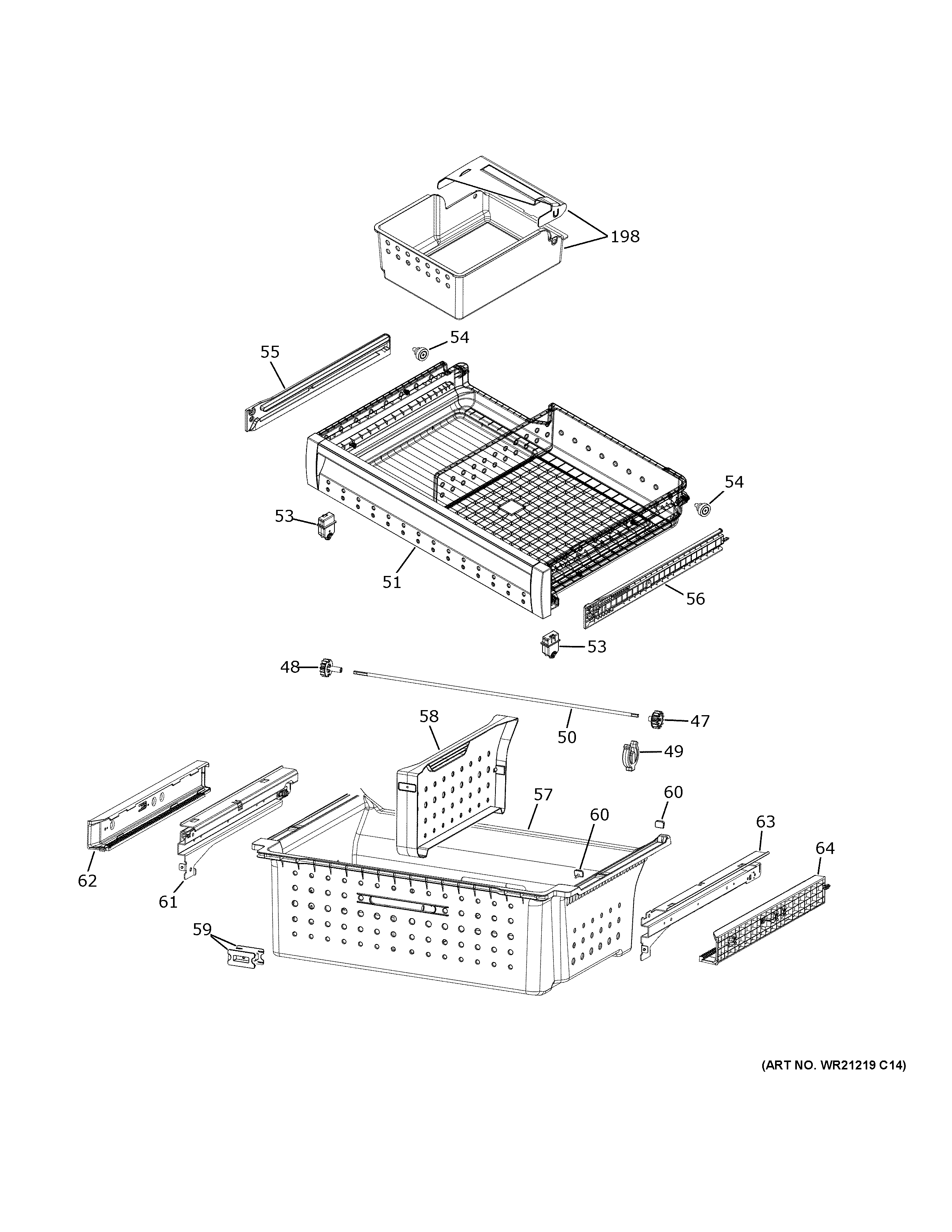 Freezer shelves