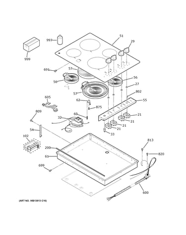 Control panel & cooktop