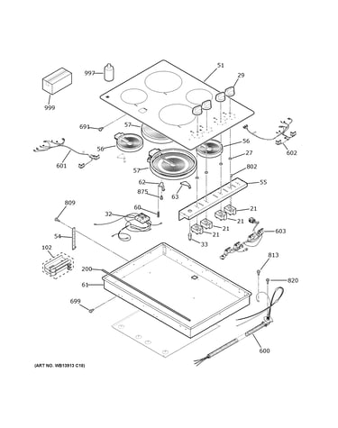 Control panel & cooktop