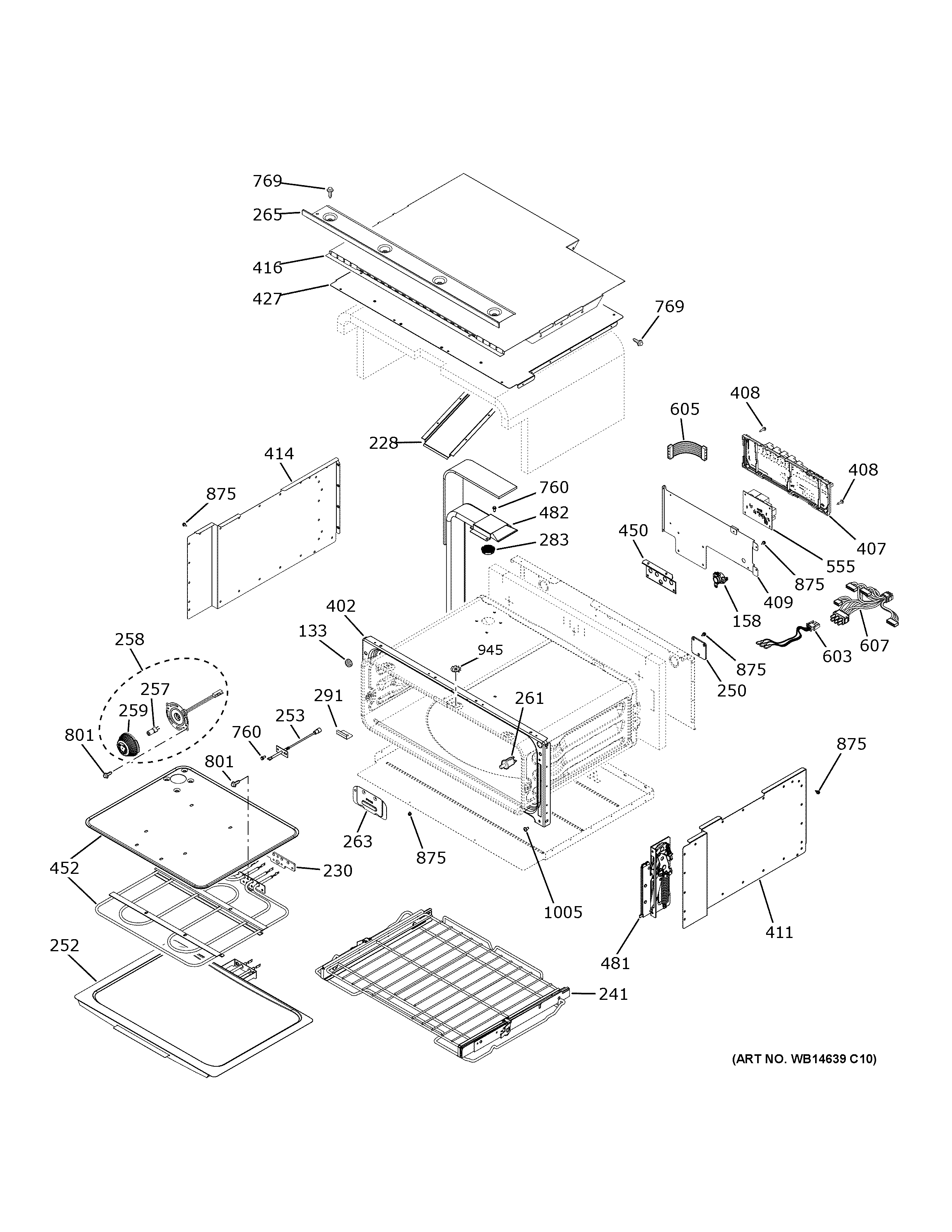 Upper oven