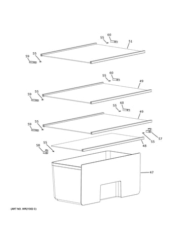 Shelves & drawer