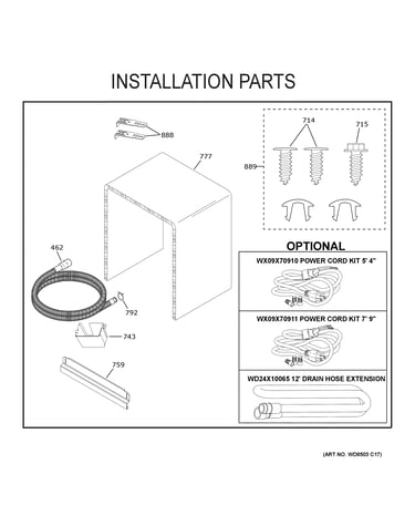 Installation parts