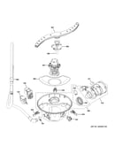 Motor, sump & filter assembly