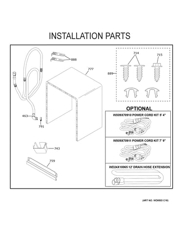 Installation parts