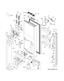 Dispenser door