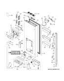 Dispenser door