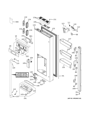 Dispenser door