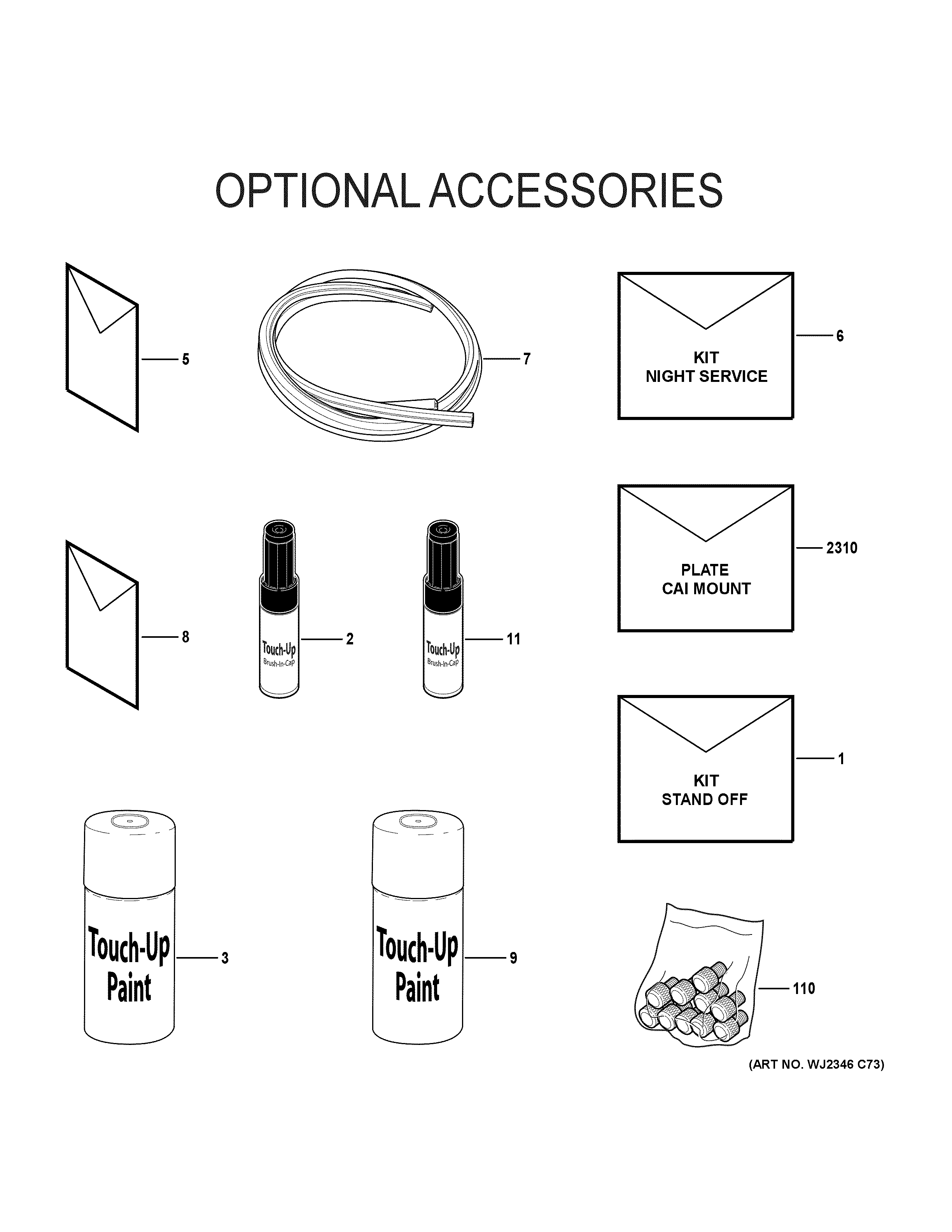 Optional accessories