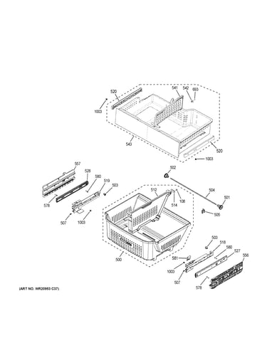 Freezer shelves