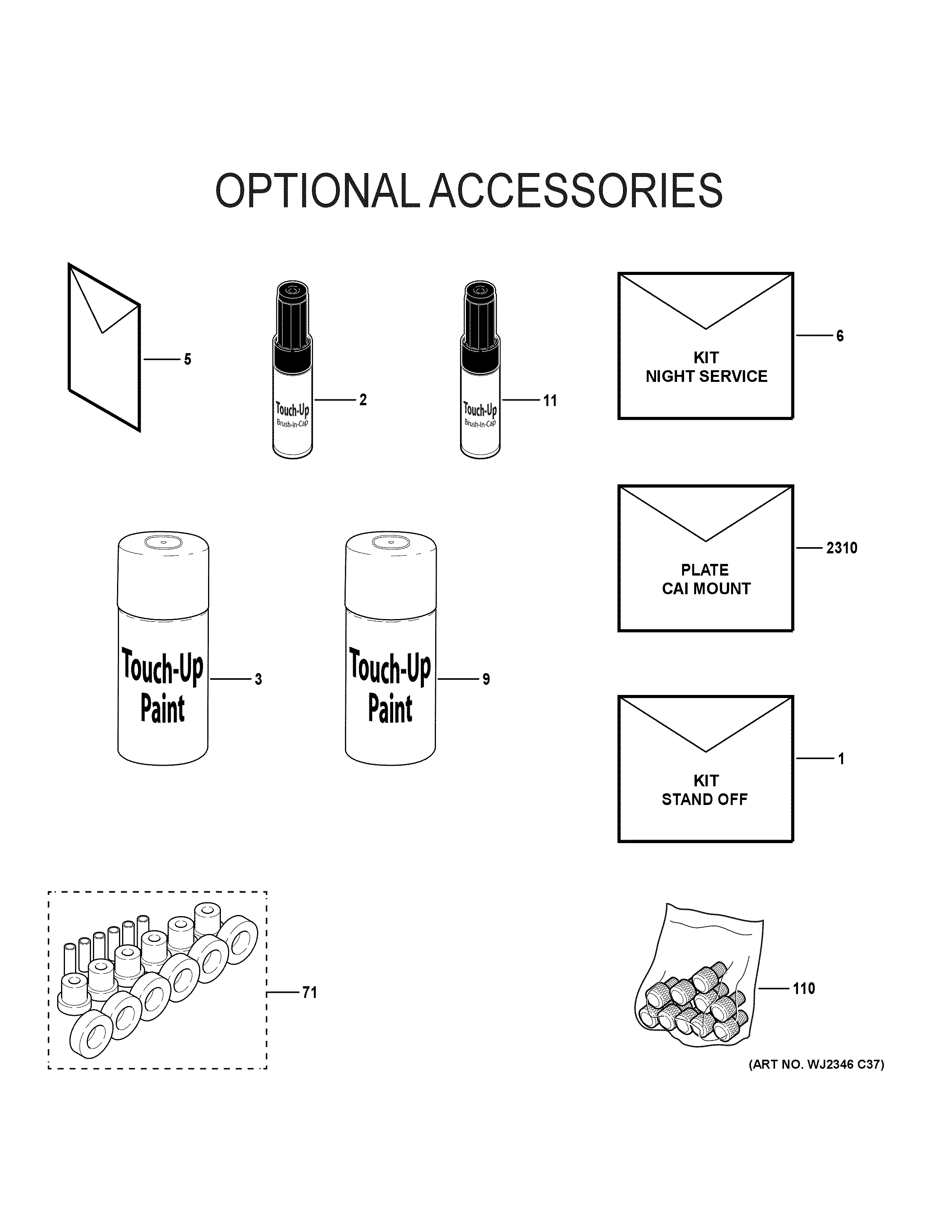 Optional accessories