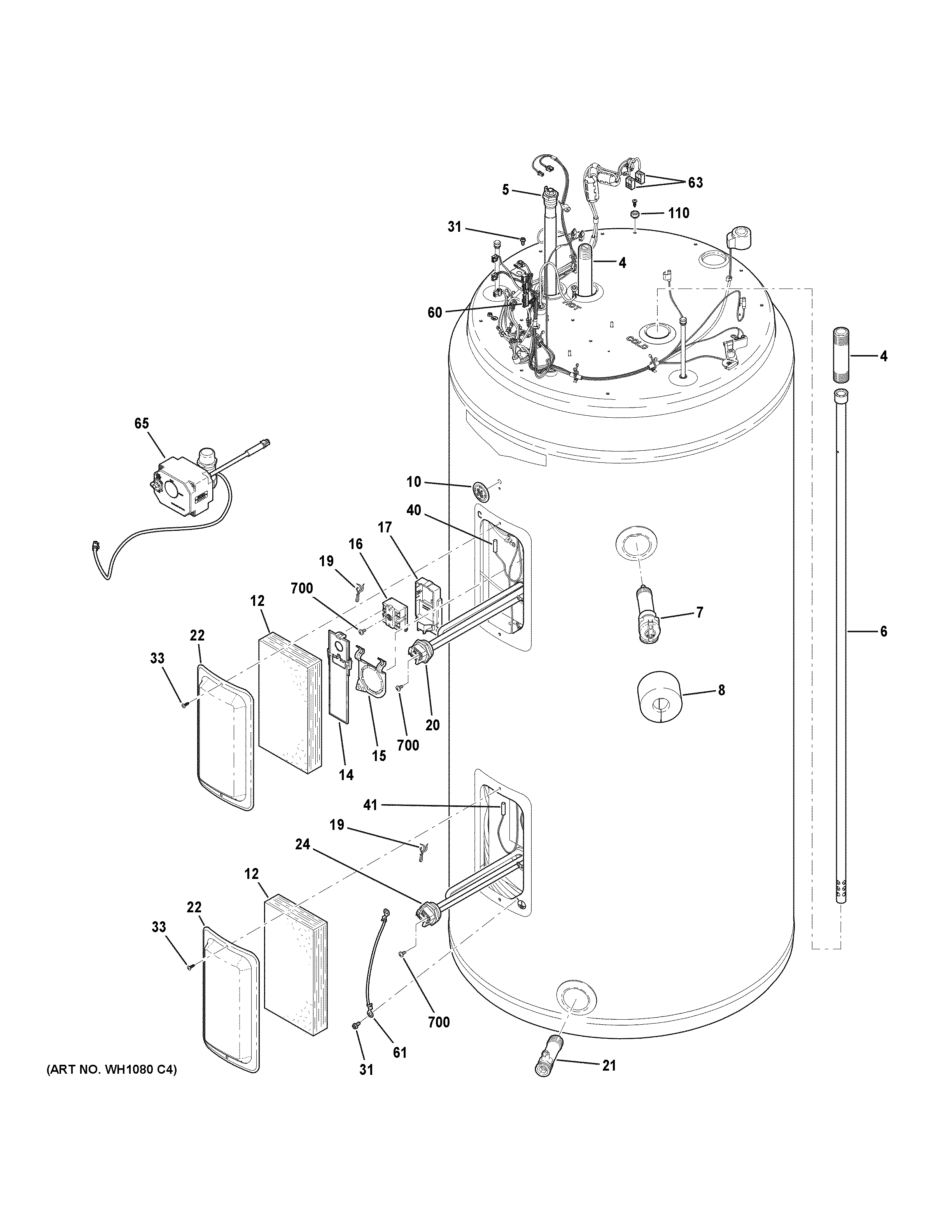 Water heater assembly