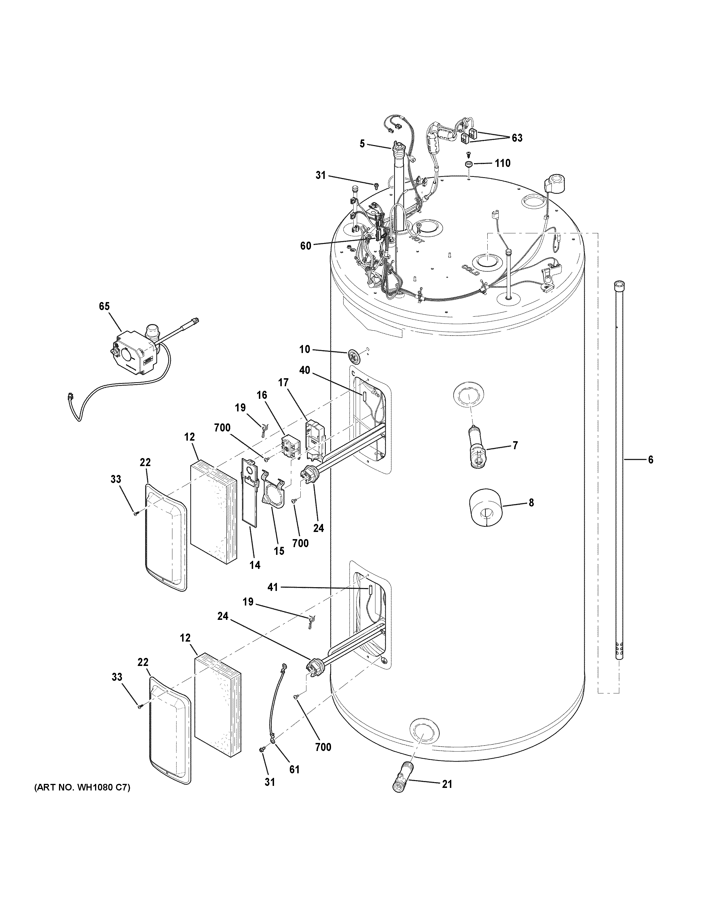 Water heater assembly