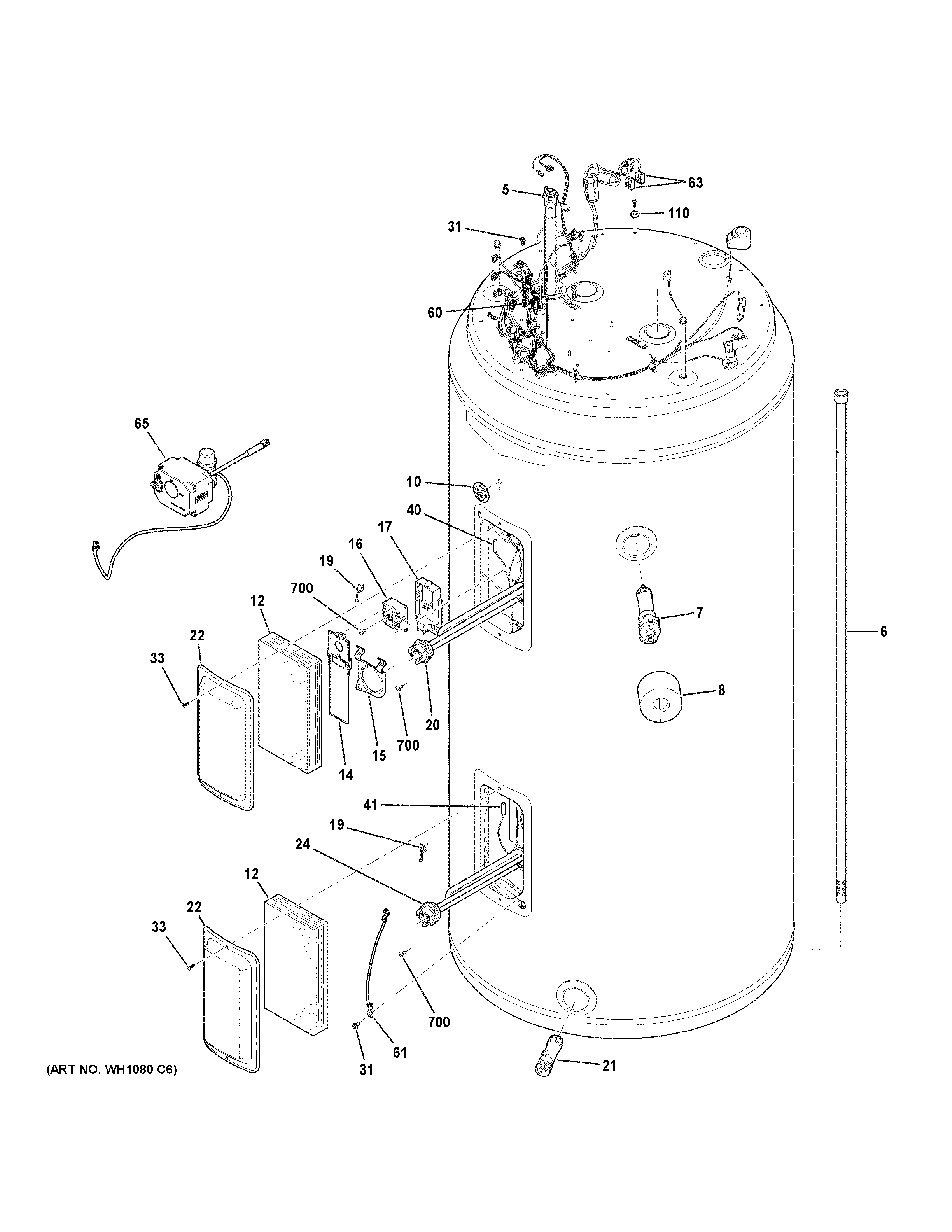 Water heater assembly