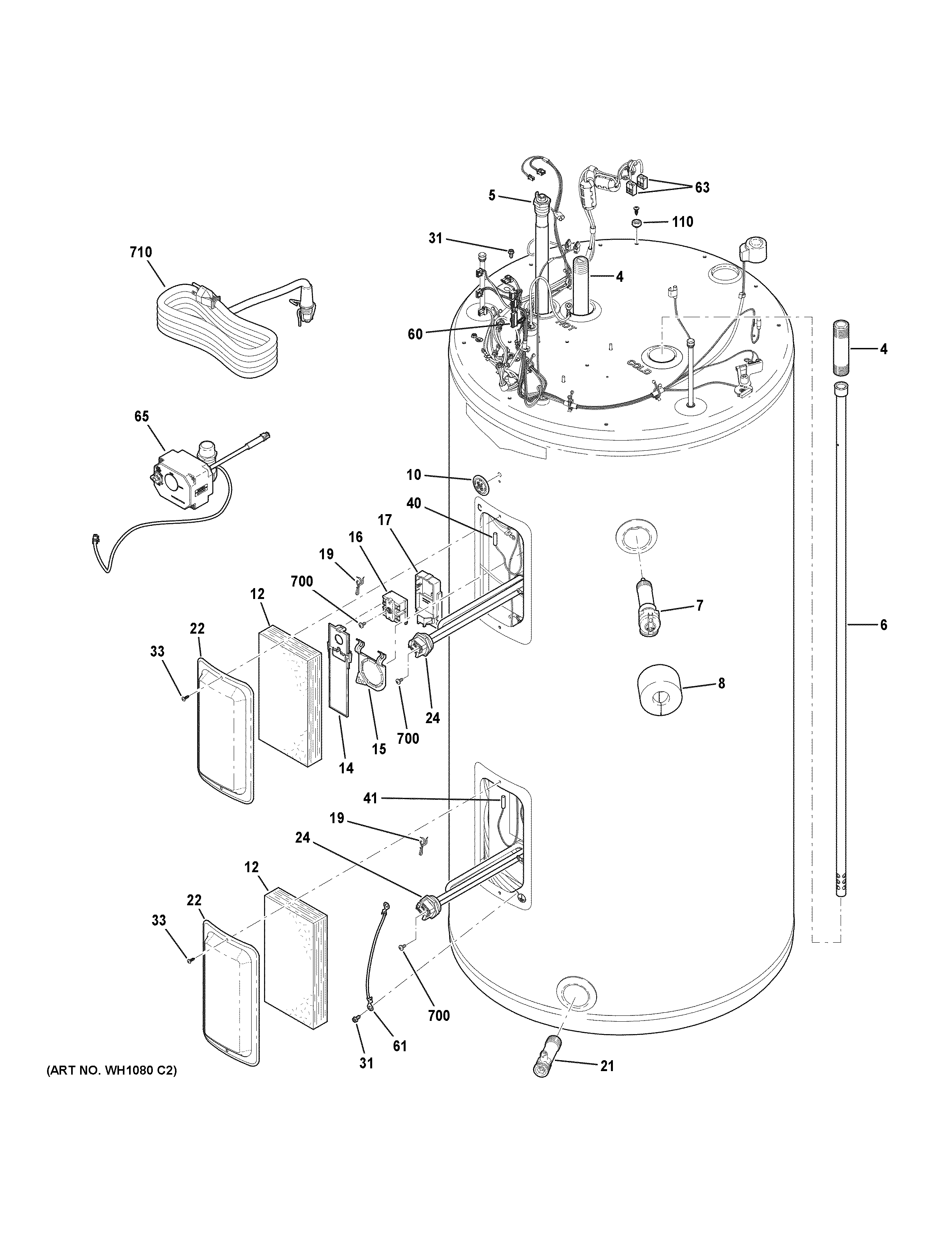 Water heater assembly