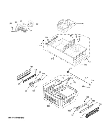 Freezer shelves