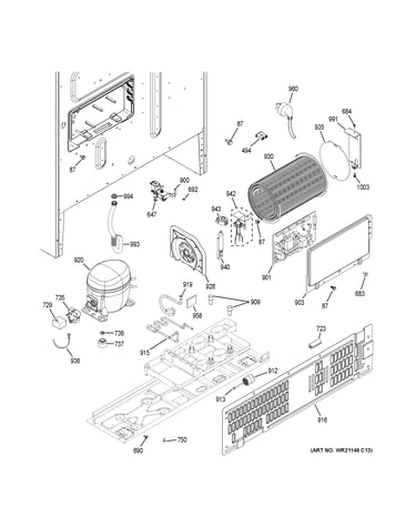 Machine compartment