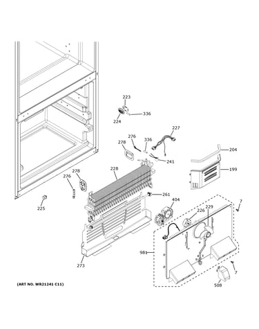 Freezer section