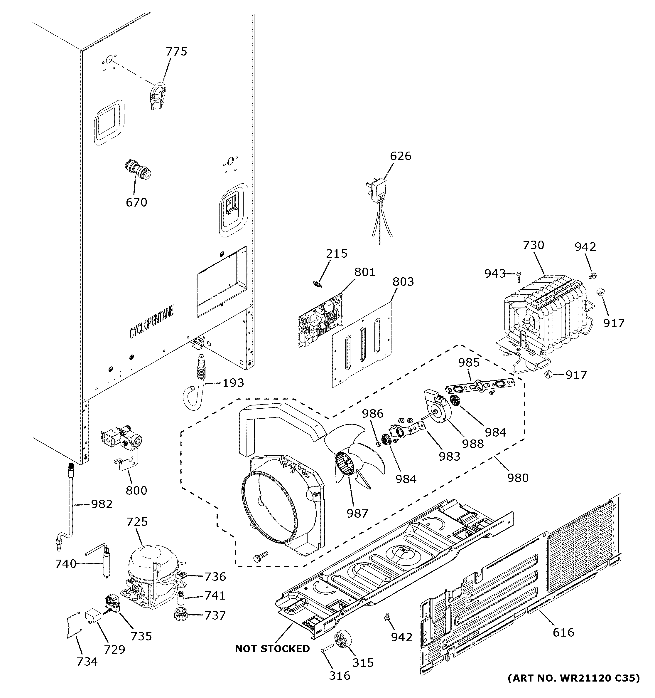 Machine compartment