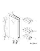 Fresh food door - rh