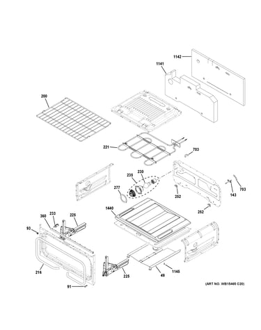 Upper oven
