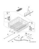 Upper rack assembly