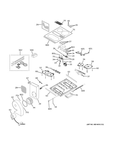 Control panel & cooktop