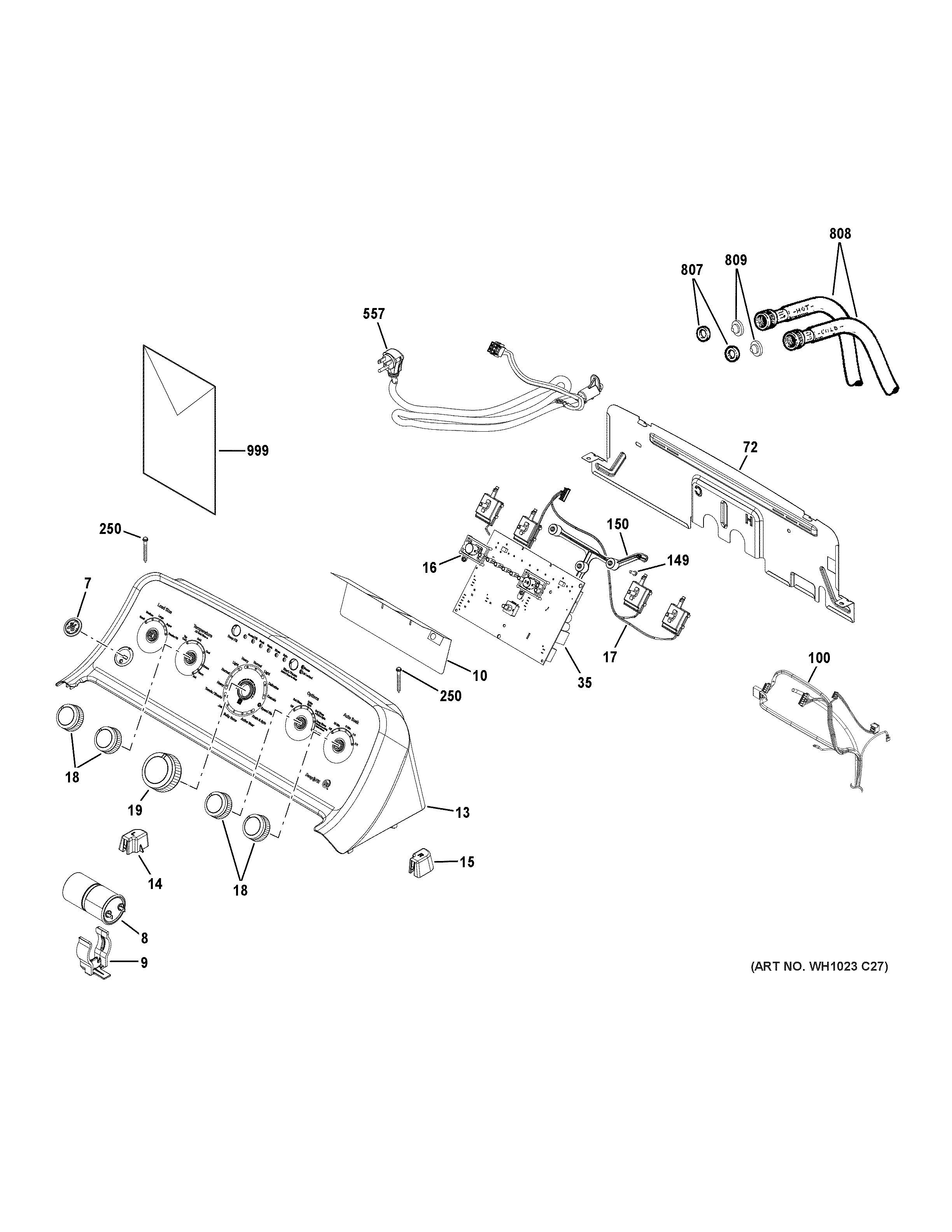 Controls & backsplash