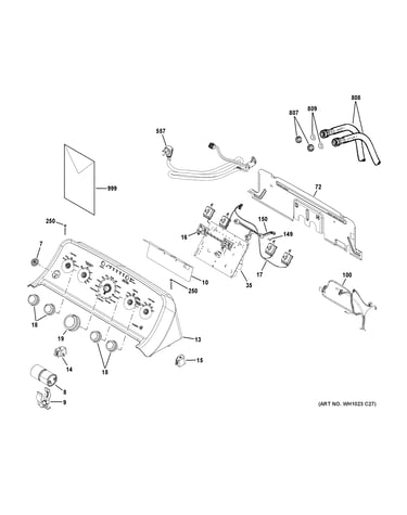 Controls & backsplash