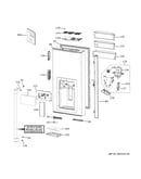 Dispenser door