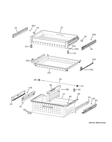 Freezer shelves
