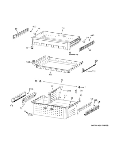 Freezer shelves