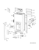 Dispenser door