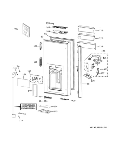 Dispenser door