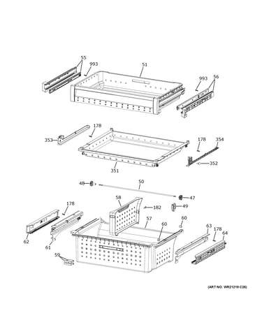 Freezer shelves