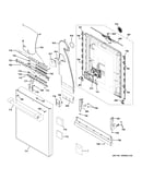 Escutcheon & door assembly