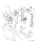 Escutcheon & door assembly