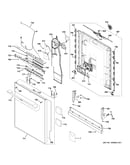 Escutcheon & door assembly