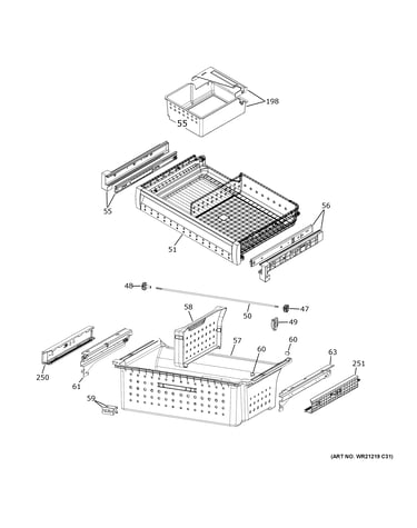 Freezer shelves