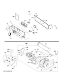 Backsplash, blower & motor assembly