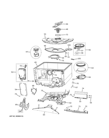Tub & motor