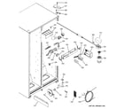 GE SSS25KFPEWW fresh food section diagram