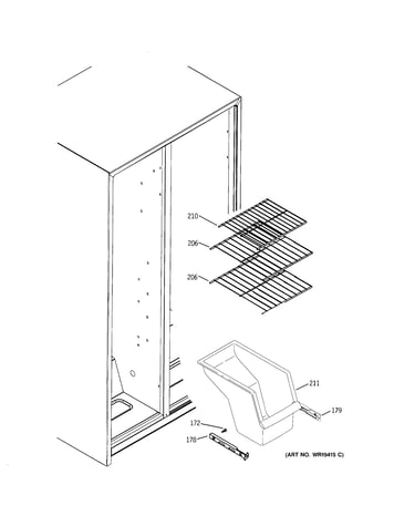 Freezer shelves