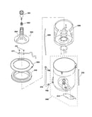 Tub, basket & agitator