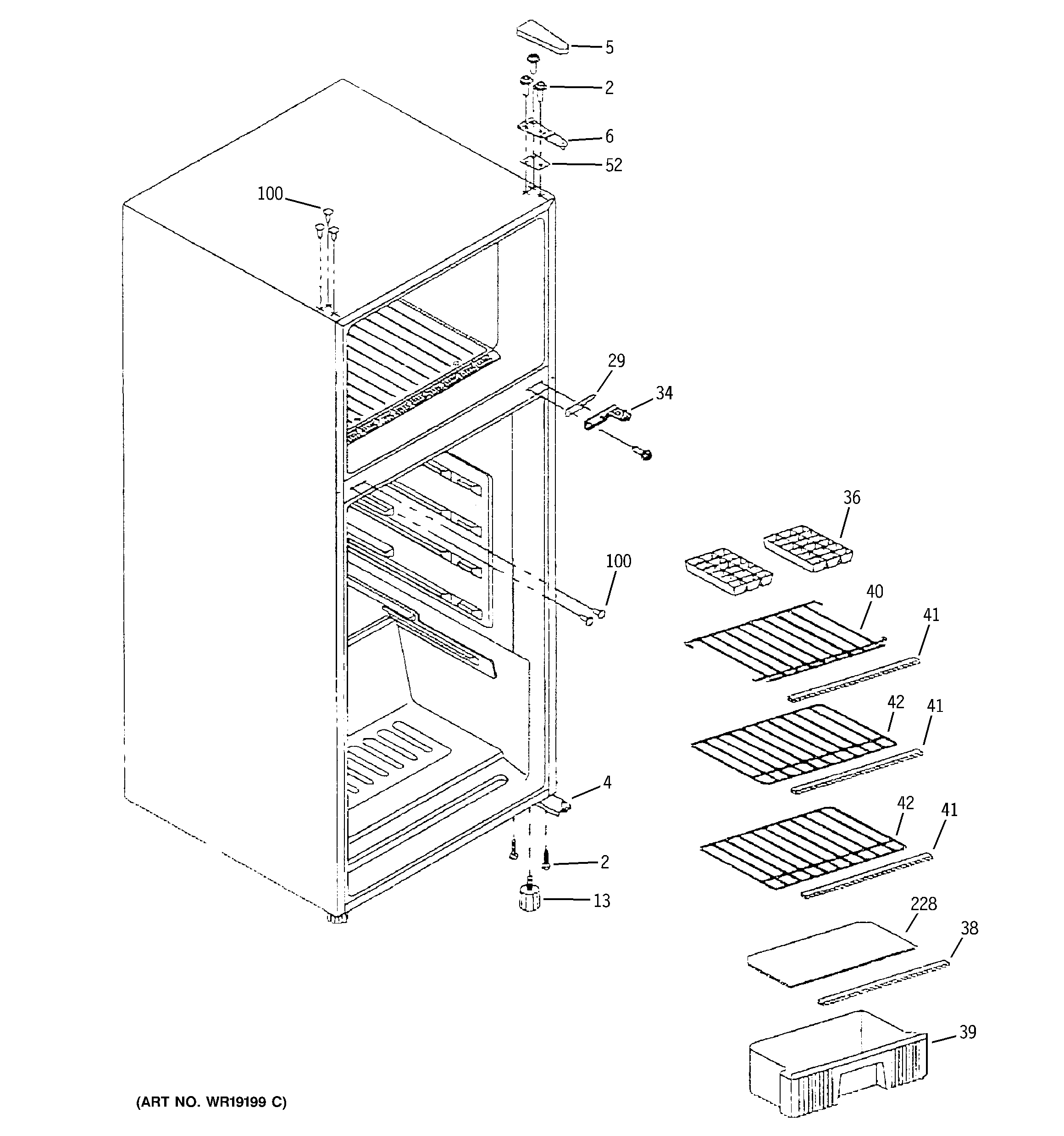Freezer section
