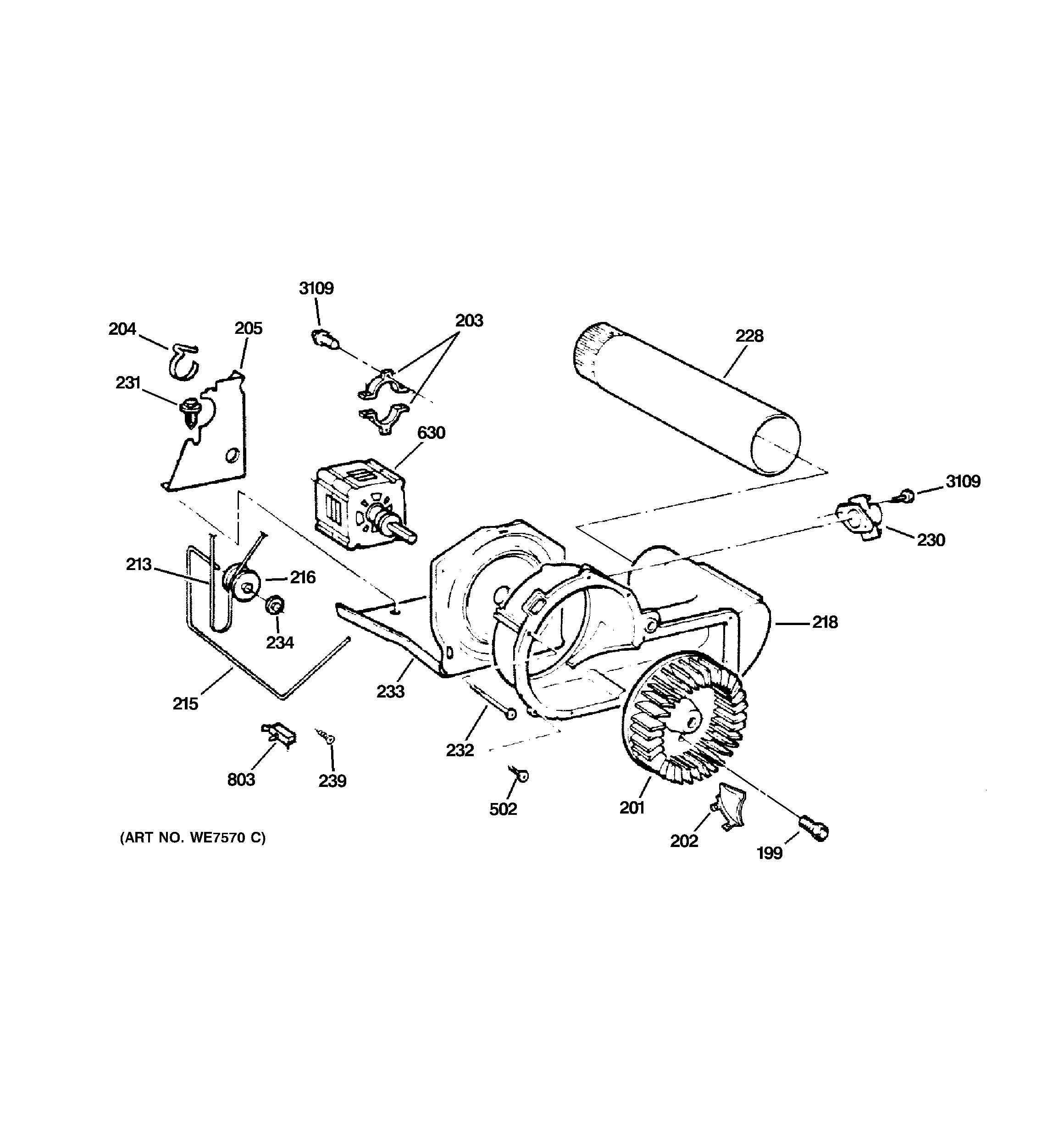 Blower & drive assembly