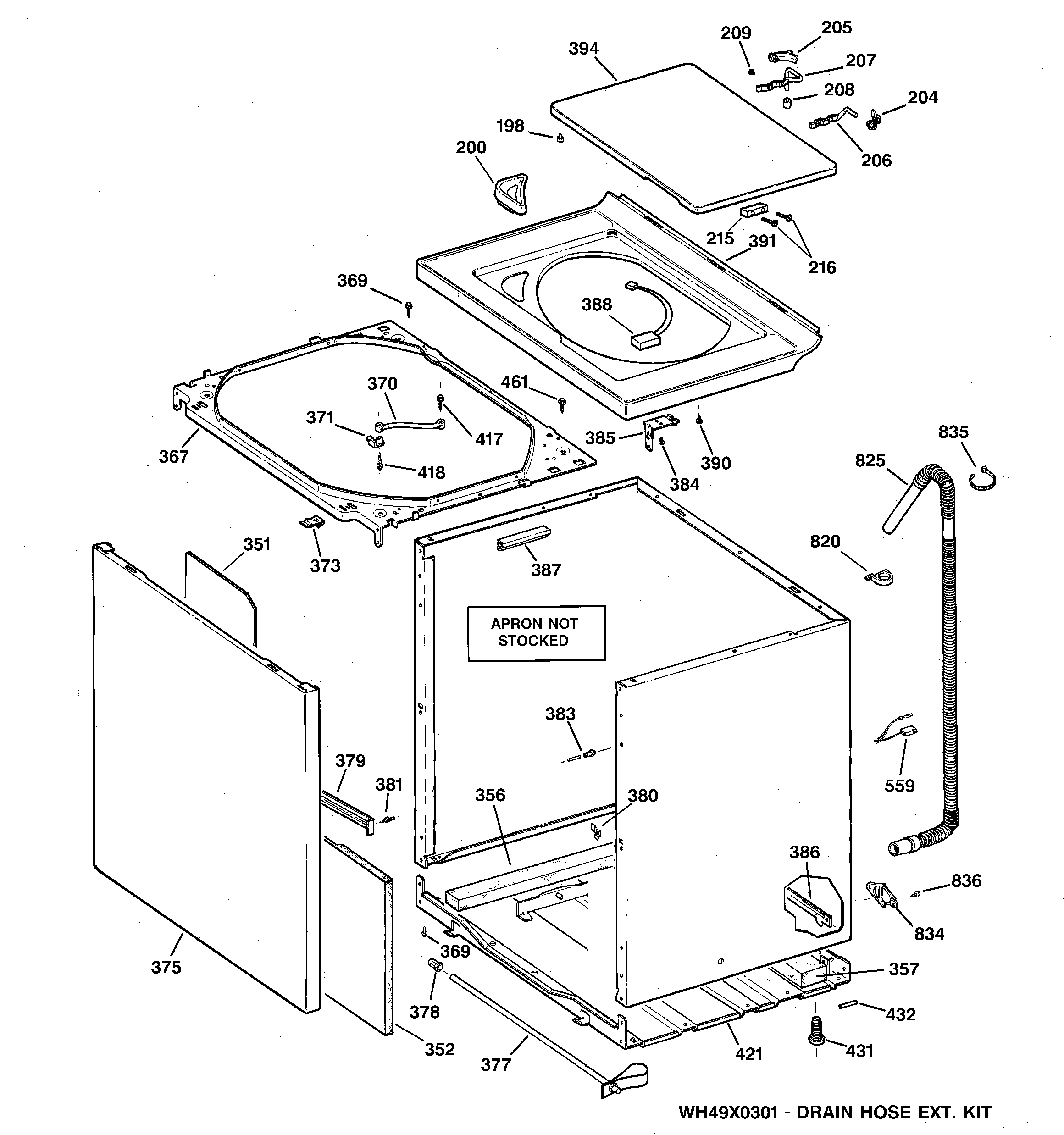 CABINET, COVER & FRONT PANEL