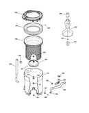 Tub, basket & agitator